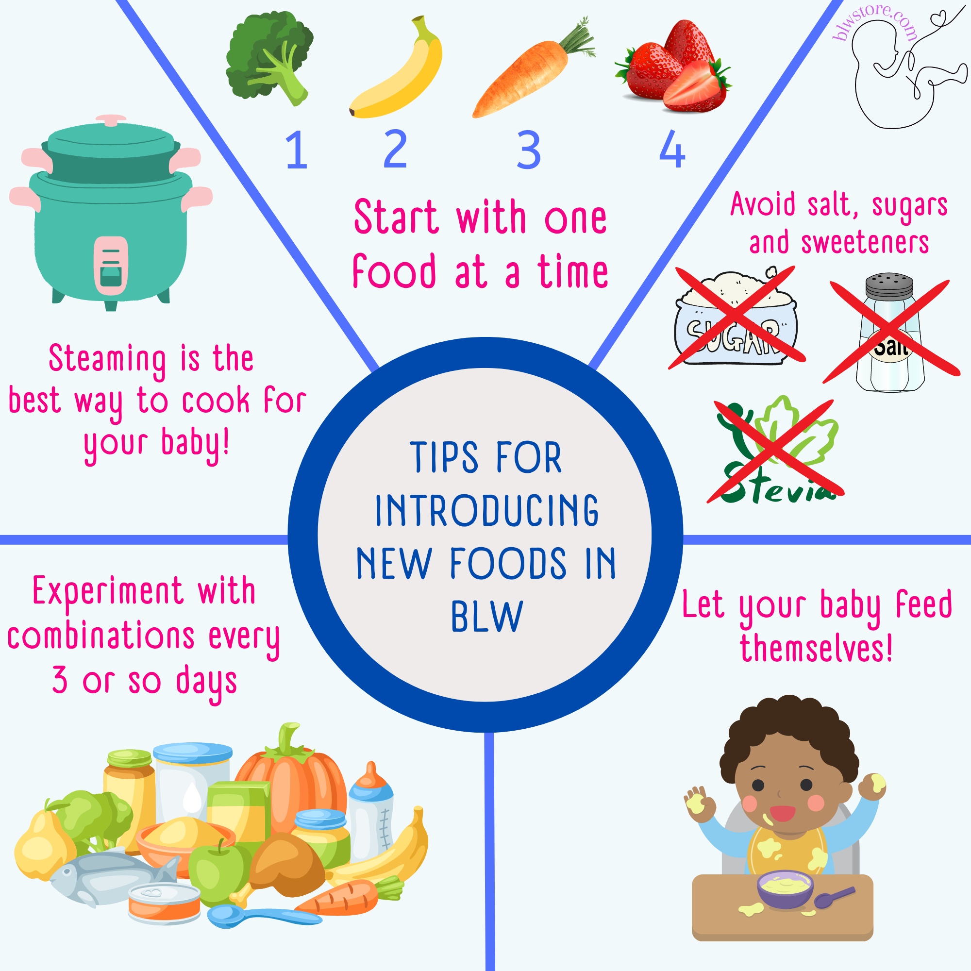 Tips-for-Introducing-New-Foods-for-Baby-Led-Weaning