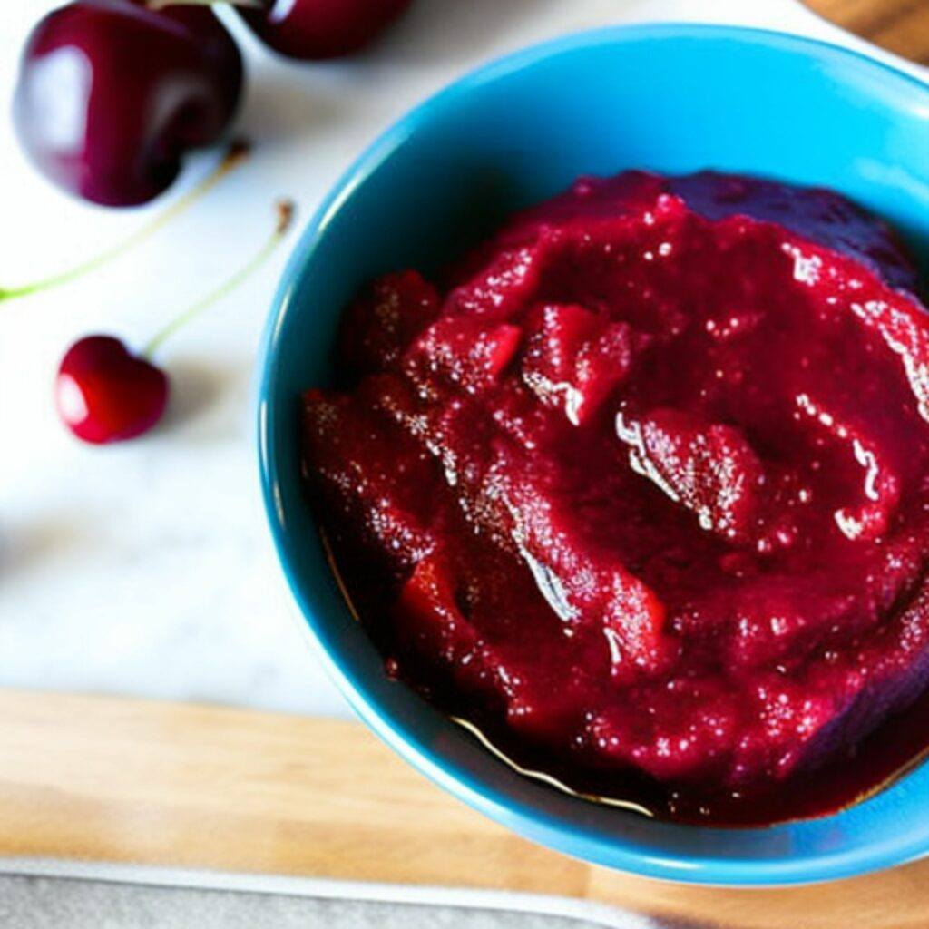 Plum-and-Cherry-puree