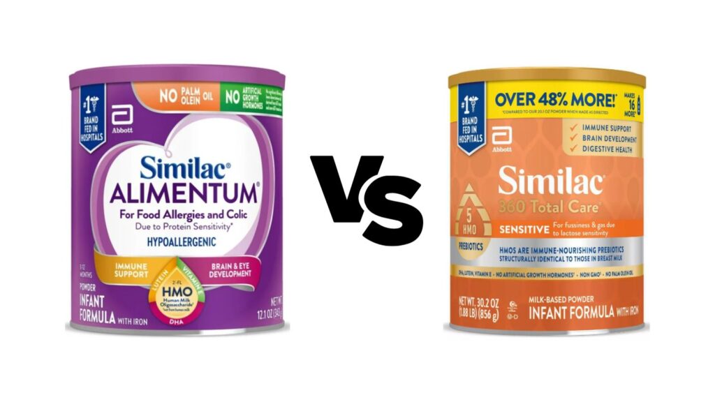 Alimentum vs 360 Total Care Sensitive