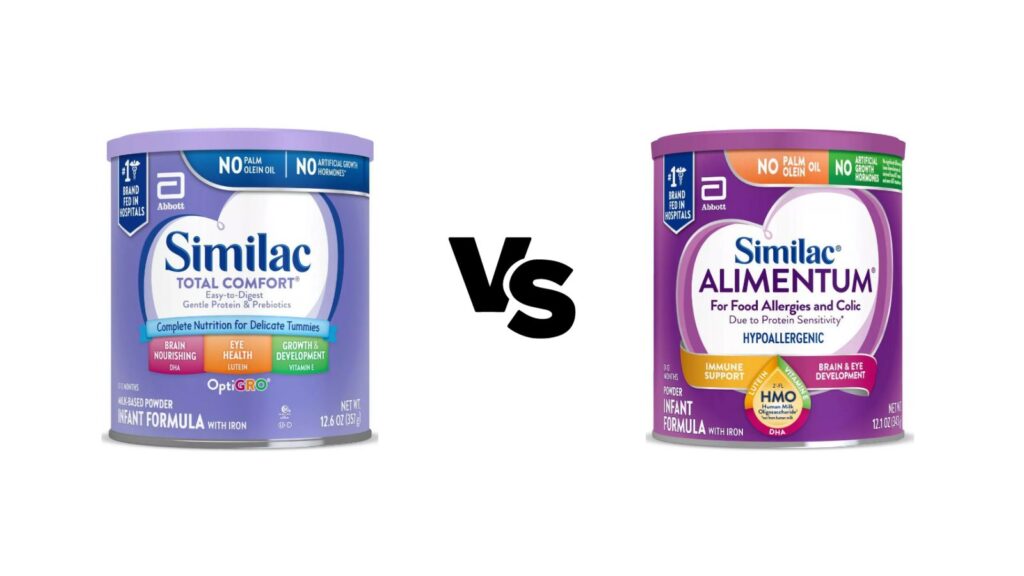 Similac Alimentum vs Total Comfort