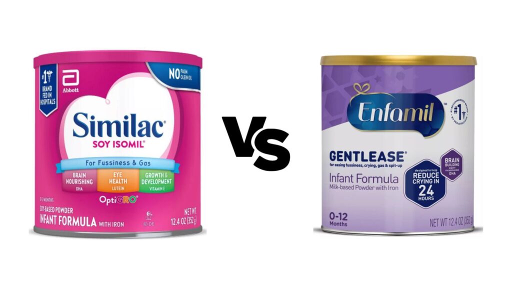 Similac Soy vs Enfamil Gentlease