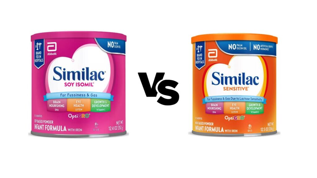 Similac Soy vs Sensitive