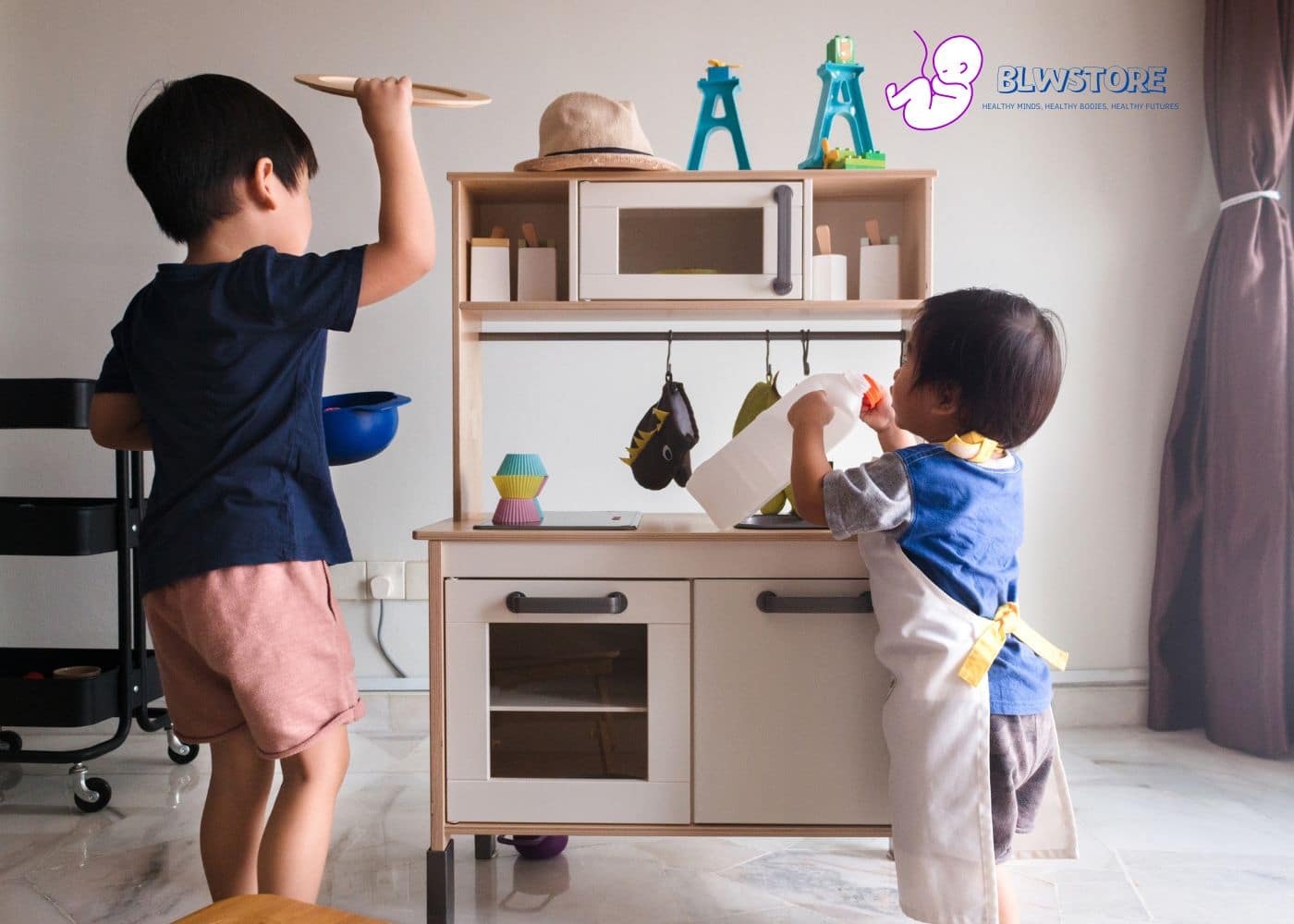 Montessori Natural Wooden Kitchen Toy Set – Oliver & Company Montessori Toys
