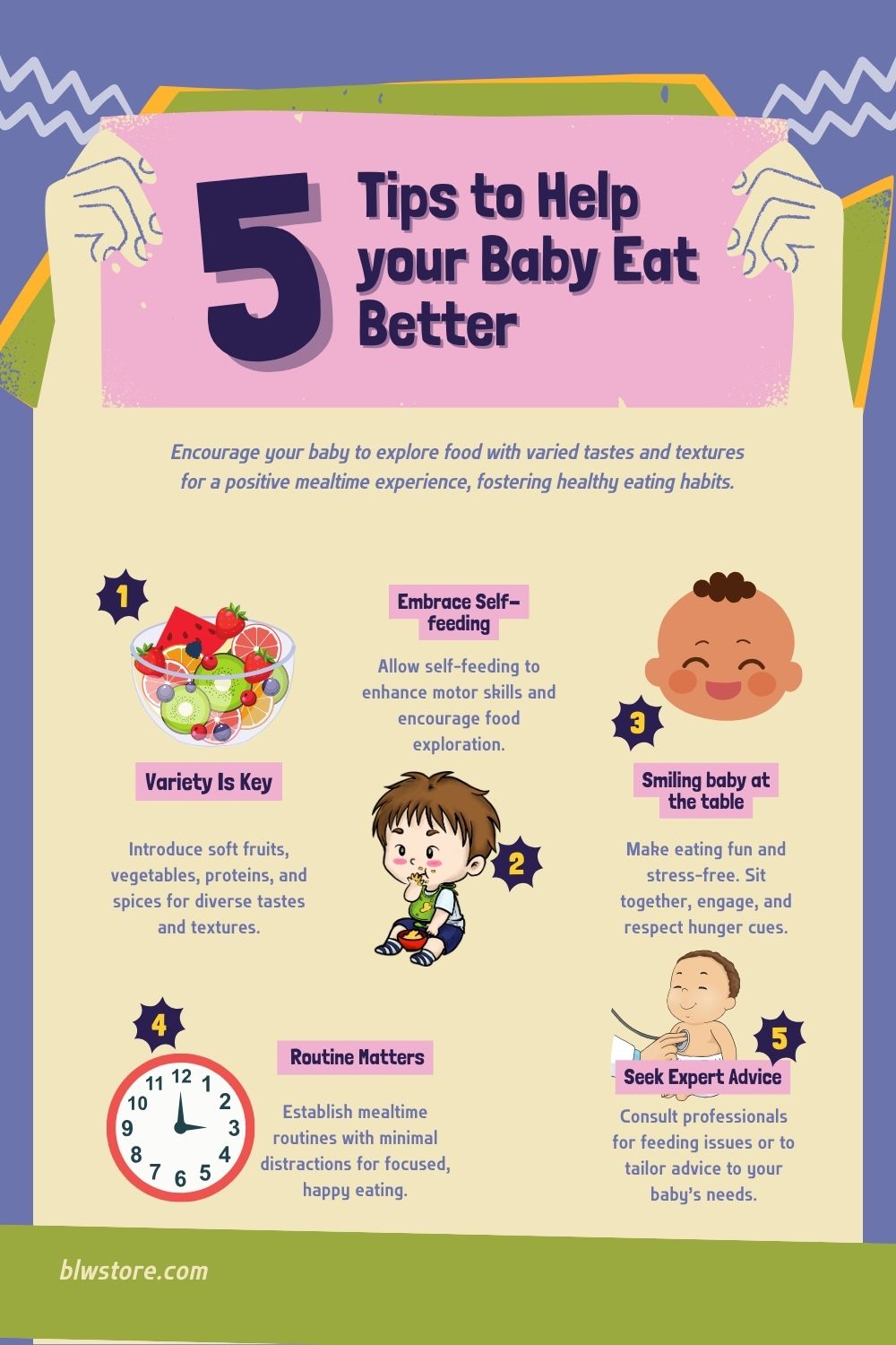 Tips to help your baby eat