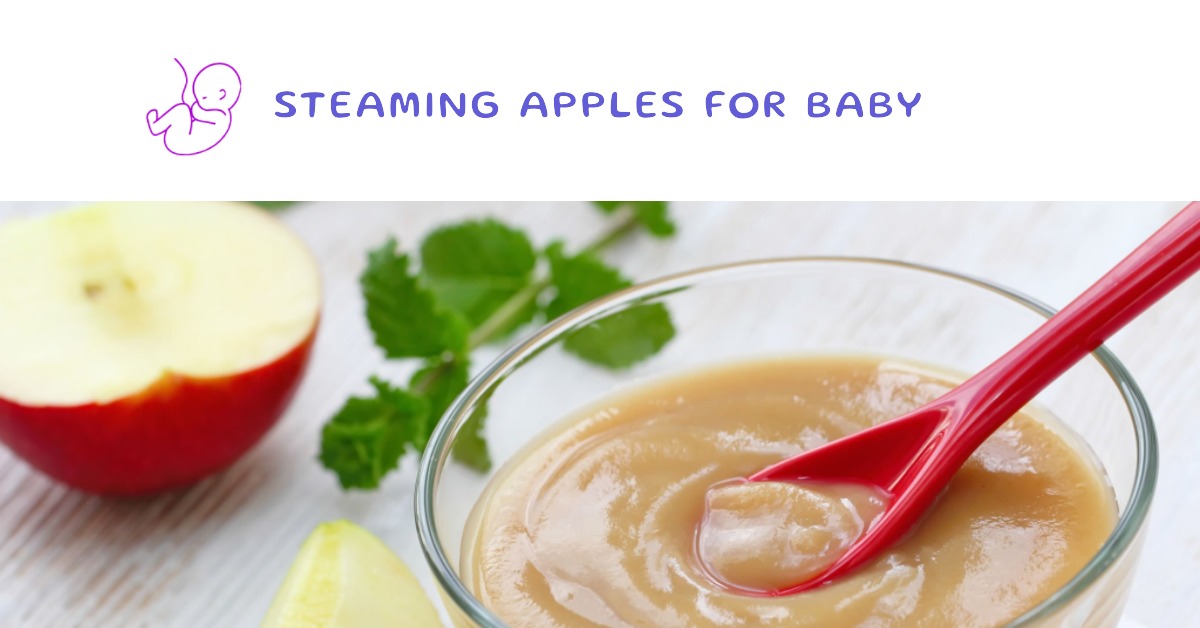Steaming-Apples-for-Baby
