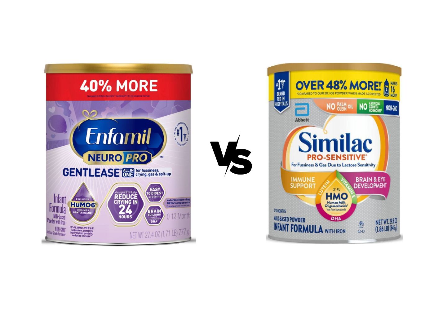 Enfamil Neuropro Gentlease vs Similac ProSensitive Which One Is Better?