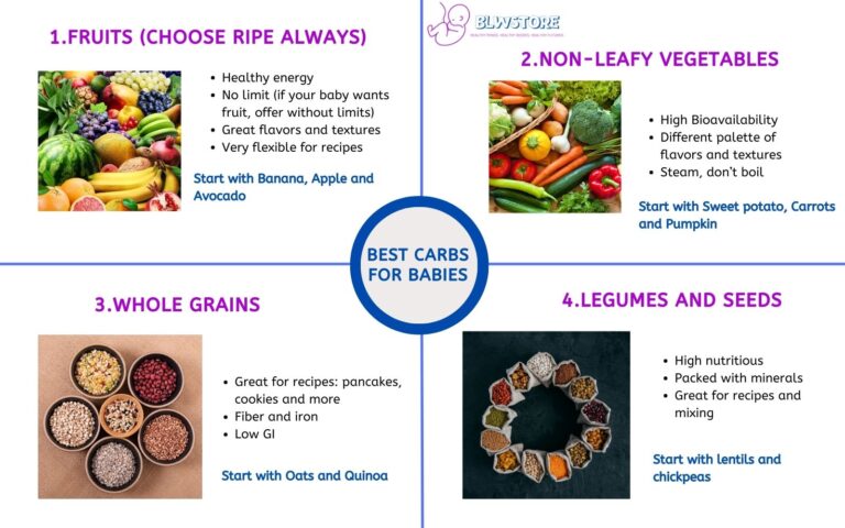 Best Carbohydrate Sources for Babies: Nutrient-Rich and Bioavailable Options