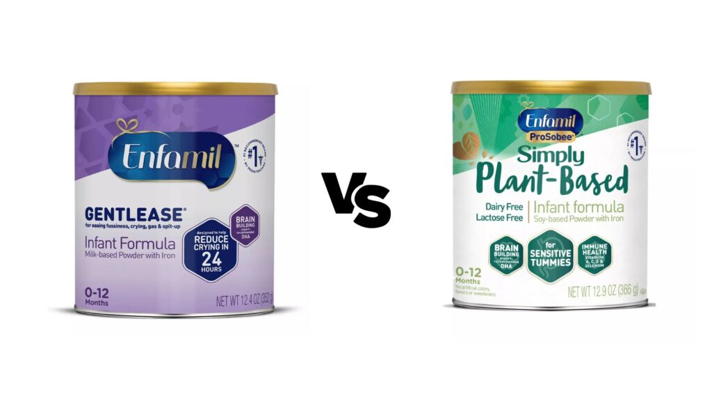 Enfamil Gentlease vs ProSobee