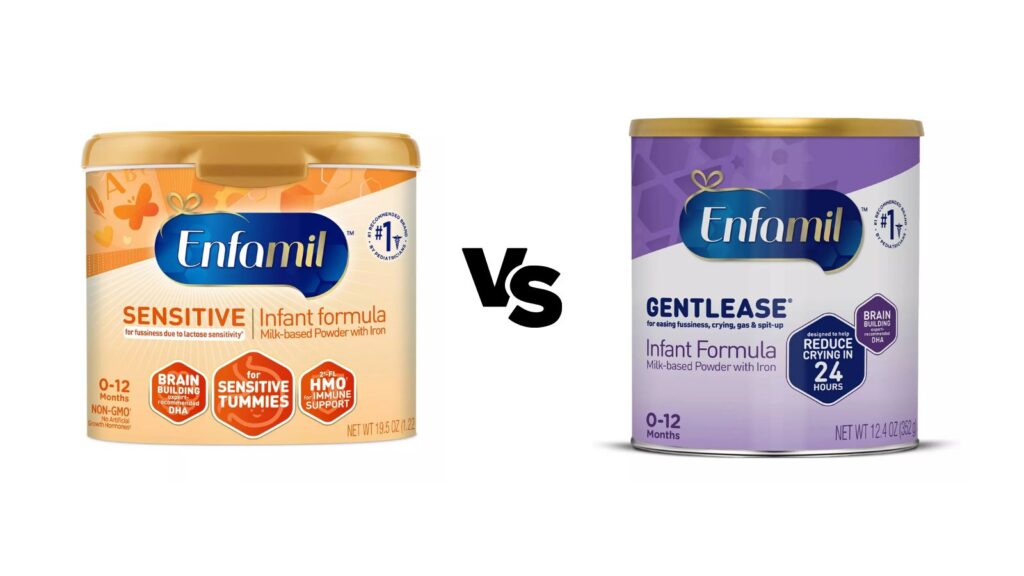 Enfamil Gentlease vs Sensitive