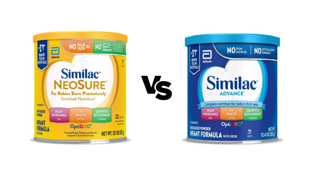 Similac Advance vs Similac Neosure