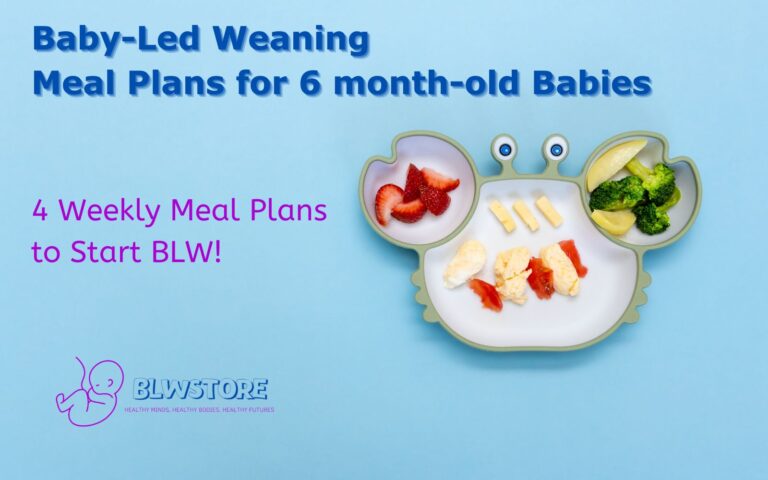 Baby-Led Weaning: 4 Weekly Meal Plans for 6-Month-Old Babies