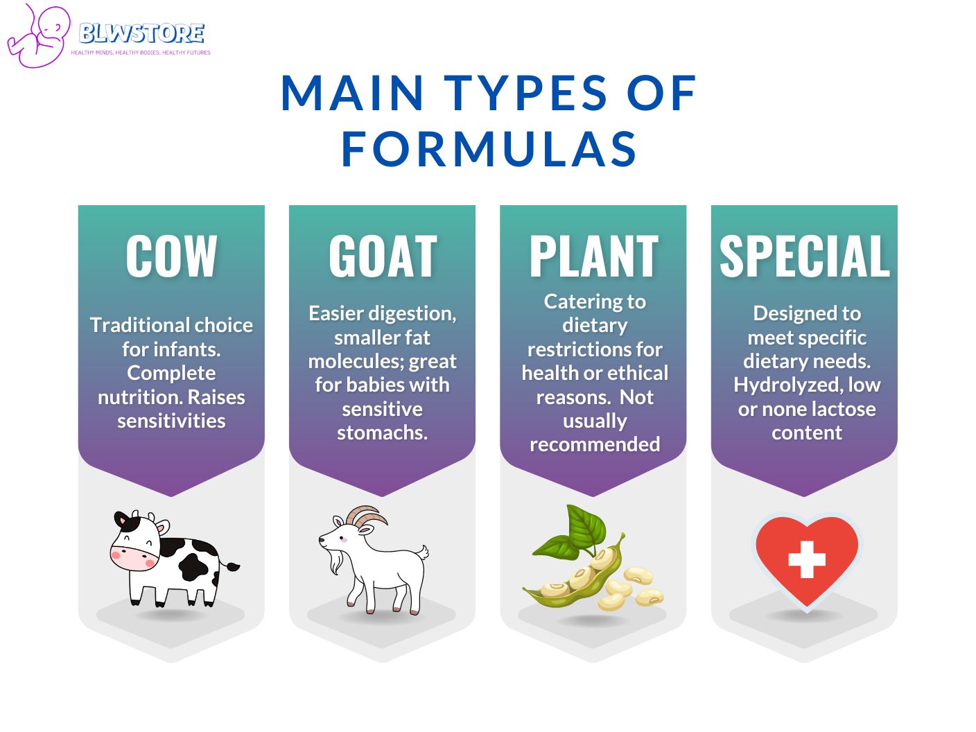 Main Infant Formula Types